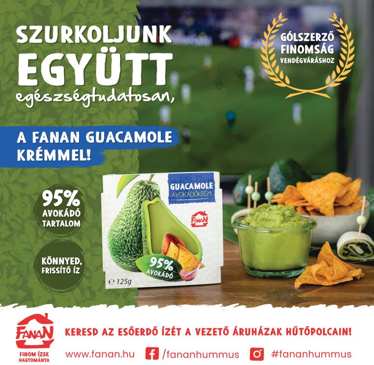 Guacamole, a FANAN Hummus terméke